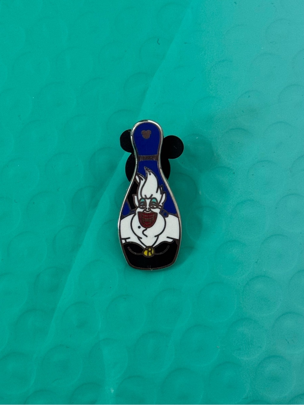Disney Hidden Mickey 2008 Ursula Bowling Pin 2 of 10 Official Trading Pin